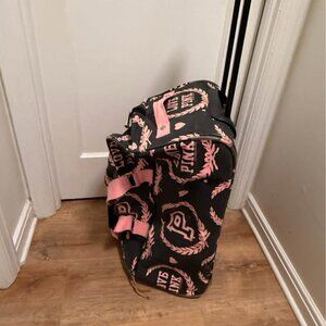 Vintage Y2K Victoria's Secret PINK brand rolling duffel suitcase